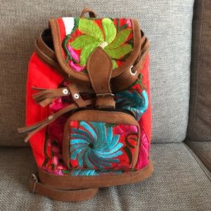 Small Handwoven Guatemalan Backpack
